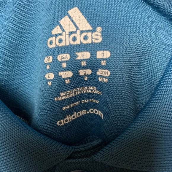 Adidas Blue Polo Shirt - Picture 4 of 6